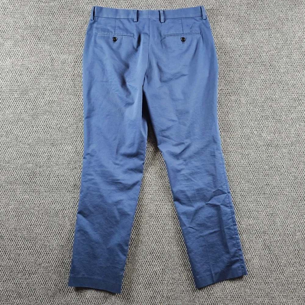 Express Photographer Navy Blue Slim Fit Dress Pants‎ Mens 31x32 Stretch Trousers